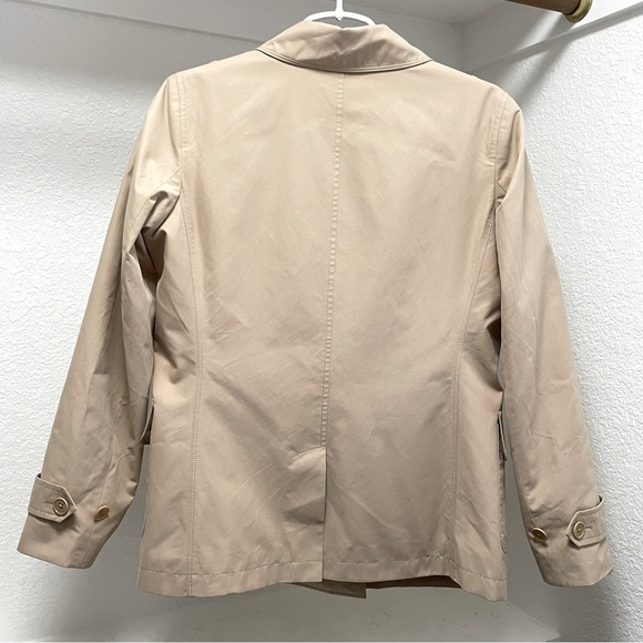 TALBOTS Classic Tan Peacoat - Size 8 - Picture 8 of 11